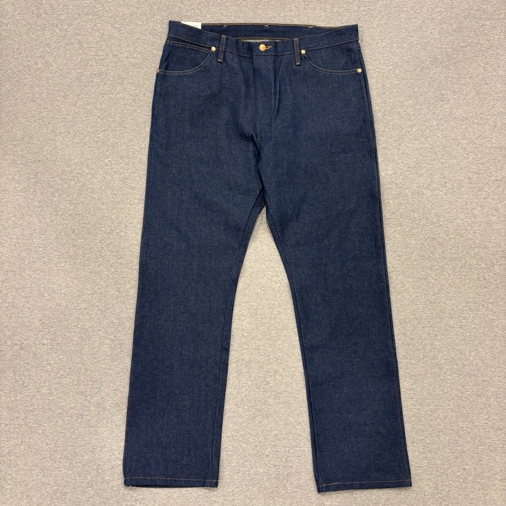 NWT Wrangler Cowboy Cut Prorodeo Jeans Men's Size 38x33 Blue Dark Wash 13MWZ